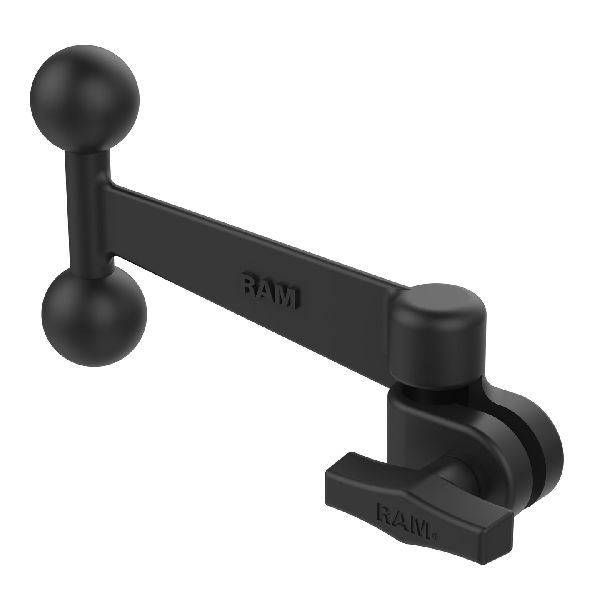 Rallonge de bras pivotant avec trou NPT 1/2" et adaptateur à double bille