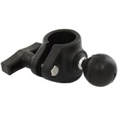 1.5" Diameter Ball Clamp Base with Hole for 1" NPT Pipes