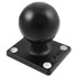 2" x 1.7" Base with 1.5" Ball that Contains the 7mm Universal AMPs Hole Pattern