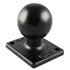 2" x 1.7" Base with 1.5" Ball that Contains the Universal AMPs Hole Pattern