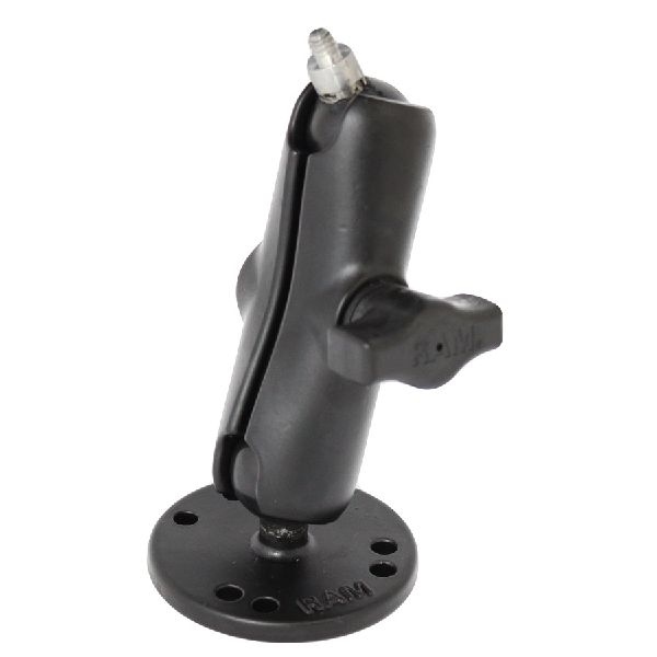 Support à double boule à perçage avec goujon 1/4"-20 - Taille B moyenne