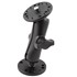 RAM 1" Ball Mount with 2/2.5" Round Bases for Lowrance Gimbal