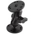 1" Ball Mount with Short Double Socket Arm & 2/2.5" Round Bases that contain the AMPs hole pattern