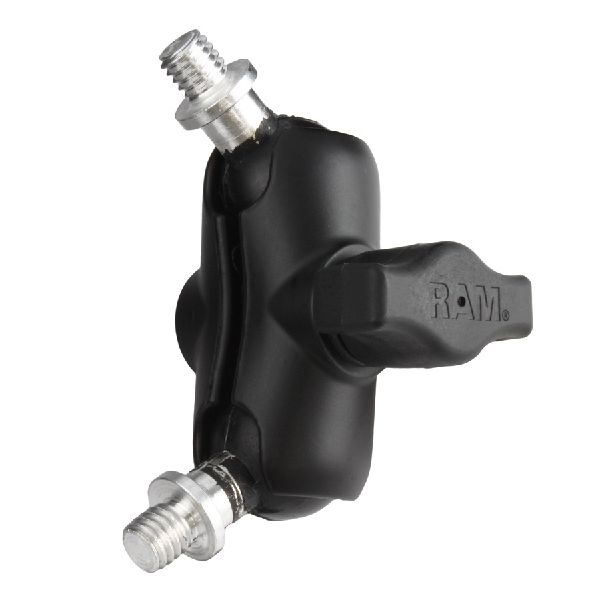 Support à double boule avec deux goujons filetés 3/8"-16