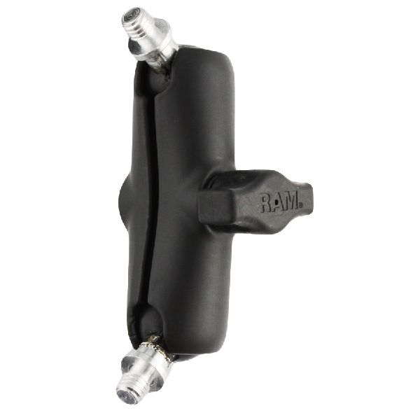 Double Socket Arm and (2 QTY) 1" Ball Bases with 3/8"-16 Threaded Post