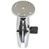 Chrome 1" Diameter Ball Medium Length Double Socket Arm with 2.5" Round Base that contains the AMPs