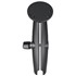 1" Ball Long Length Double Socket Arm with 2.5" Round Base that contains the AMPs Hole Pattern
