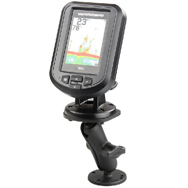 Support à double boule à percer pour Humminbird Piranha et plus