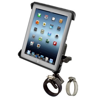 RAM V-Base Clamp Mount & Tab-Tite™ Universal Clamping Cradle for the Apple iPad 1-4