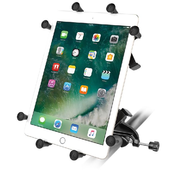 X-Grip® Mount with Yoke Clamp Base for 9"-11" Tablets
