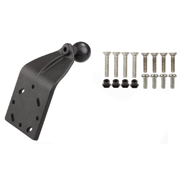 Curved Extension Base with Ball & Mounting Hardware