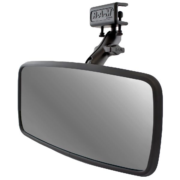Glare Shield Clamp Mount with Rear View Mirror