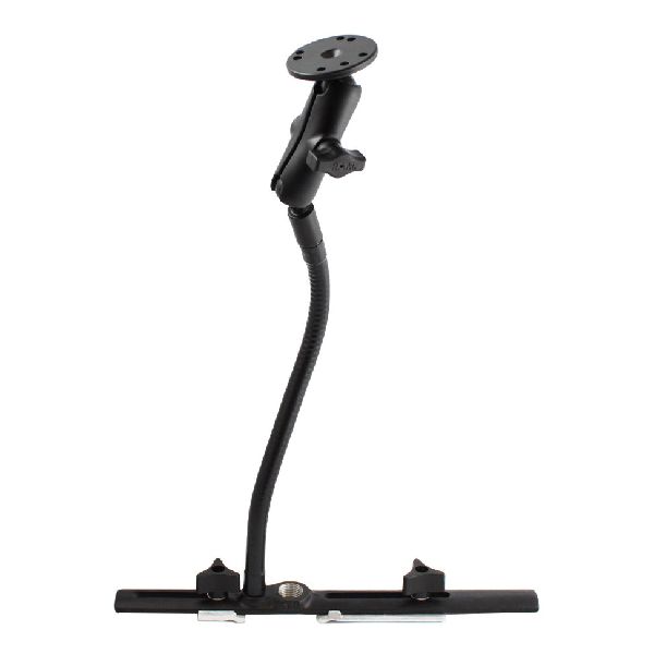 Support de rail de siège Cessna avec bras flexible de 12 pouces et plaque ronde