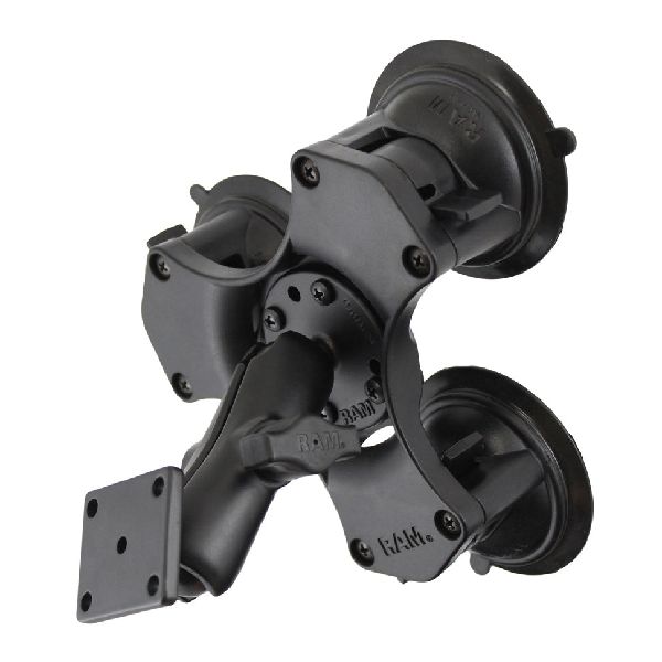 Twist-Lock™ Triple Suction Cup Mount with Rectangle AMPS Plate