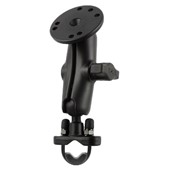 Handlebar U-Bolt Mount & Round Base Adapter that contains the AMPs Hole Pattern