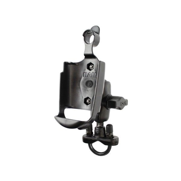 Support à double rotule en U pour Garmin Rino 520, 520HCx, 530 et 530HCx - Court