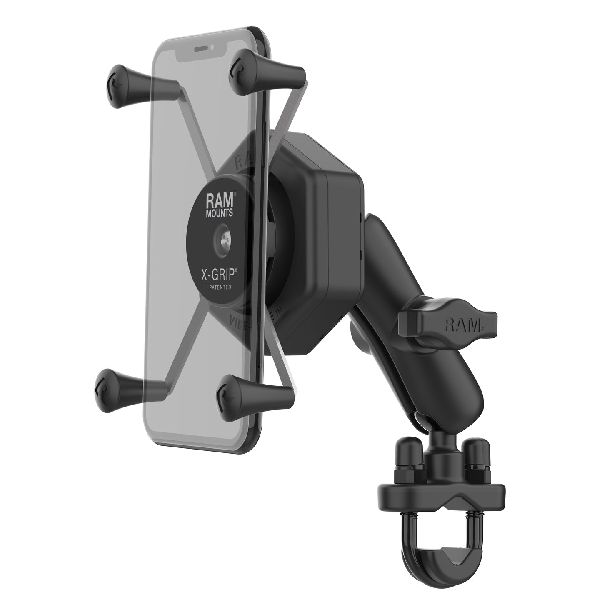 X-Grip® Large Phone Mount with Vibe-Safe™ & U-Bolt Base - Medium