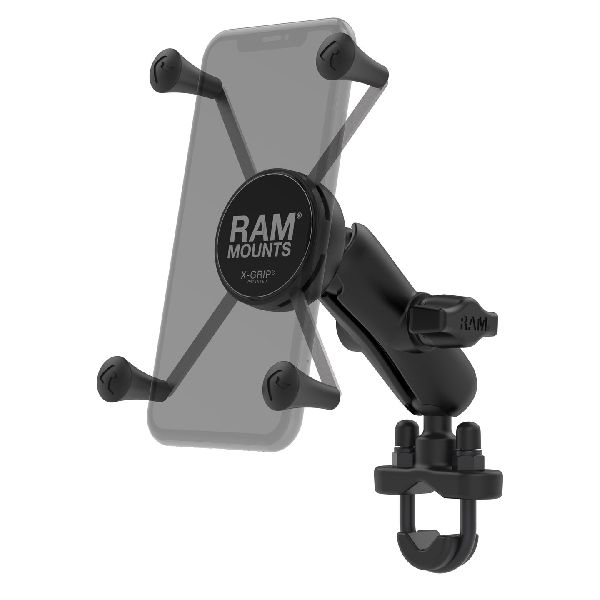X-Grip® Large Phone Mount with Handlebar U-Bolt Base - Medium