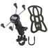 Handlebar U-Bolt Mount with Universal RAM® X-Grip® Large Phone/Phablet Cradle