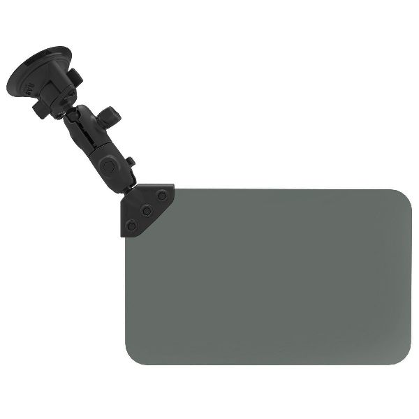 Twist-Lock™ Suction Cup Mount with Swivel Socket Arm & Sun Visor