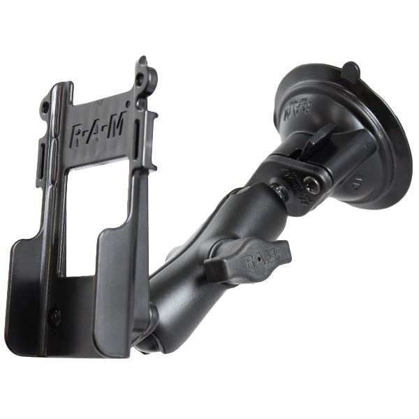 Twist-Lock™ Suction Cup Mount with Universal Belt Clip Holder