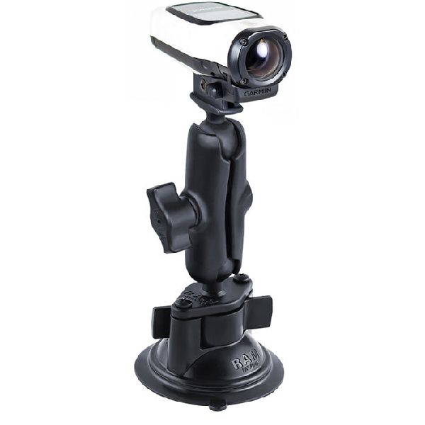 Twist-Lock™ Suction Cup Mount with Garmin VIRB™ Camera Adapter