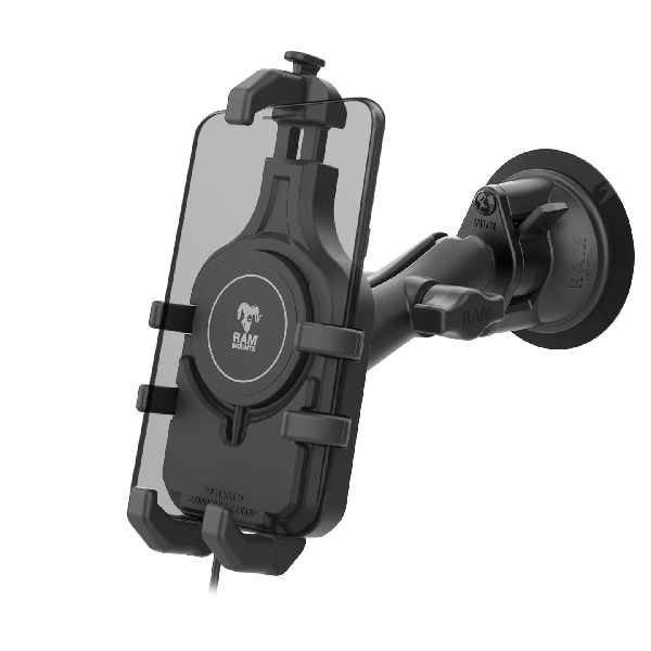 Quick-Grip™ Pro Suction Cup Mount with Qi2 15W Wireless Charger
