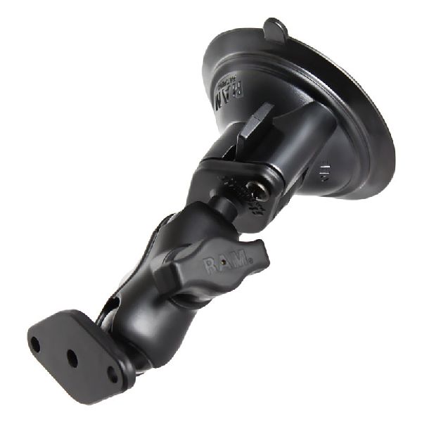 Twist-Lock™ Suction Cup Double Ball Mount - Short