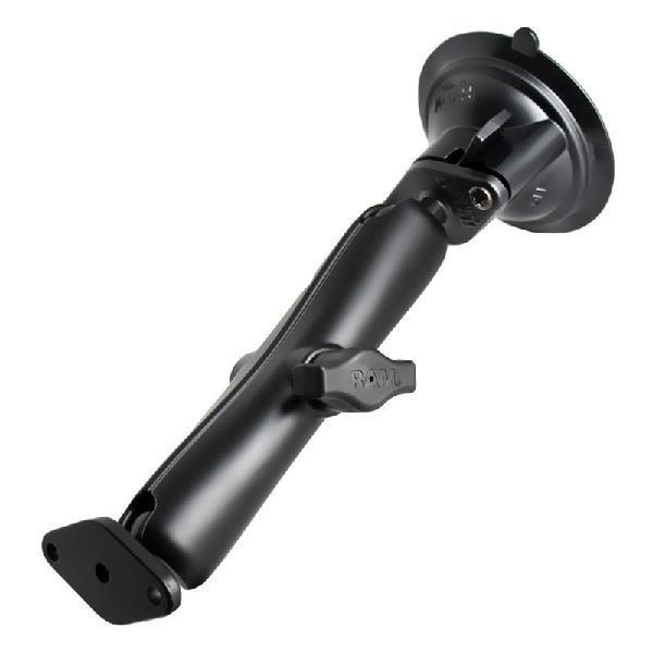 Twist-Lock™ Suction Cup Double Ball Mount - Long