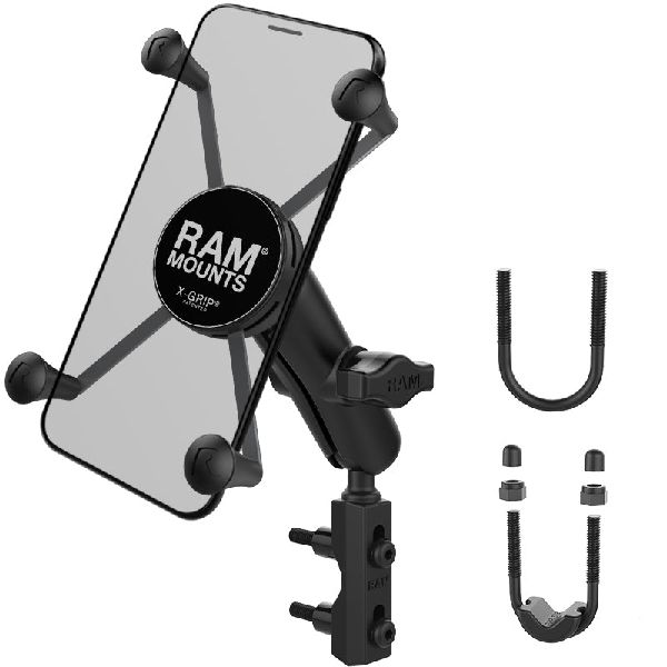 X-Grip® Large Phone Mount with Brake/Clutch Reservoir Base - Medium