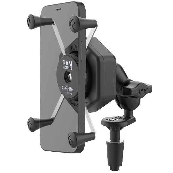 X-Grip® Large Phone Mount with Vibe-Safe™ & Fork Stem Base - Short
