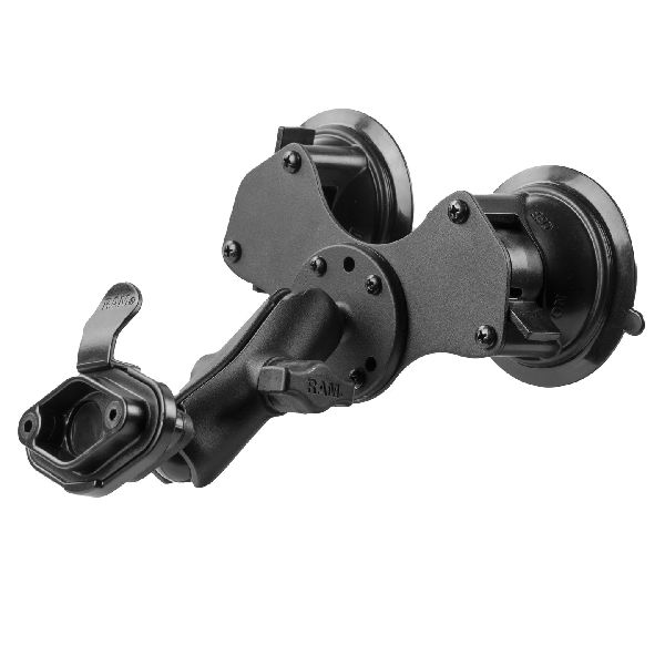 Twist-Lock™ Dual Suction Mount with Quick Release Adapter