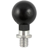 1" Ball Connected to a 3/8"-16 Threaded Post