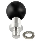 1" Ball Connected to a 3/8"-16 Threaded Post
