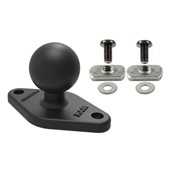 Ball Adapter with Flat Panel Mounting Hardware - 3/8" Screws