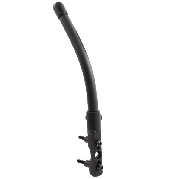 Motorcycle Brake/Clutch Reservoir Base with 9" Flex Rod