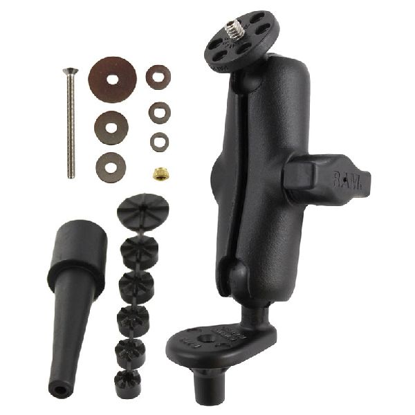 Support de fourche de moto avec adaptateur de caméra d'action 1/4"-20