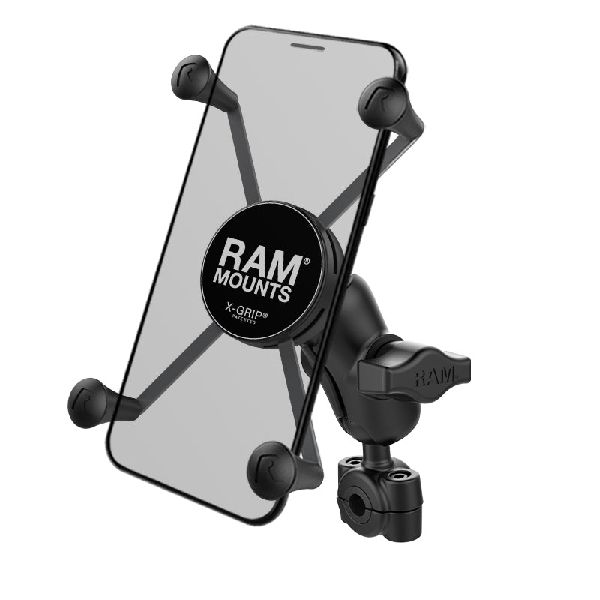 X-Grip® Large Phone Mount with Torque™ Small Rail Base - Short Arm