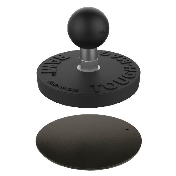 Tough-Mag™ 66MM Diameter Magnetic Ball Base with Steel Plate