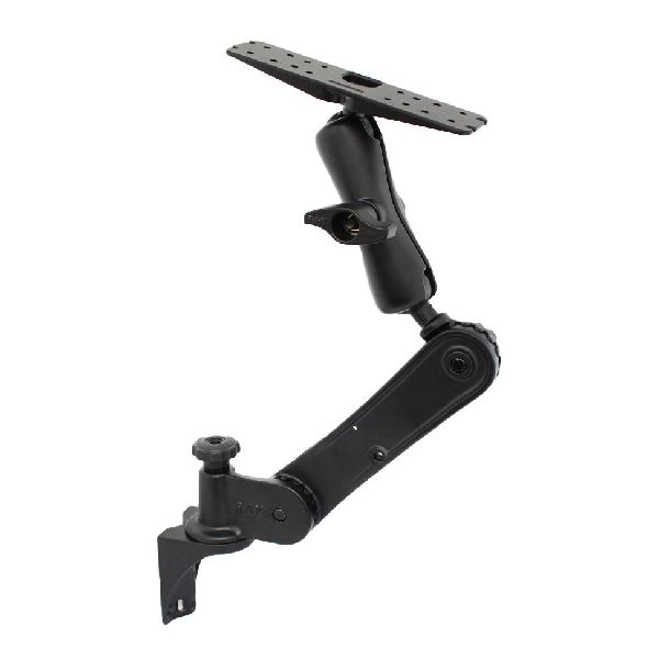 Vertical Ratchet Mount with Double Ball Mount and Electronics Plate