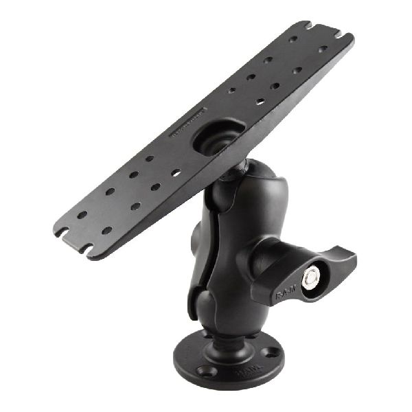 Large Marine Electronics Mount with Jam Nut - Short