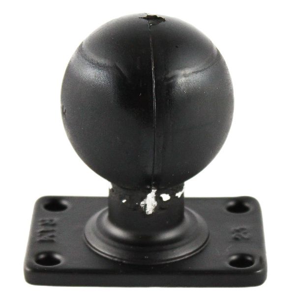 Ball Base with 1.5" x 2.5" 4-Hole Pattern - D Size