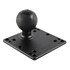 4.75" Square VESA Plate with D Size 2.25" Ball