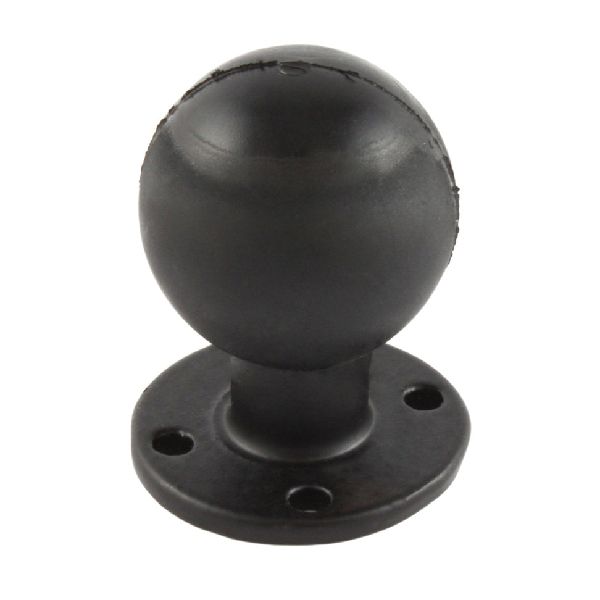 Plaque AMPS ronde en bronze avec boule