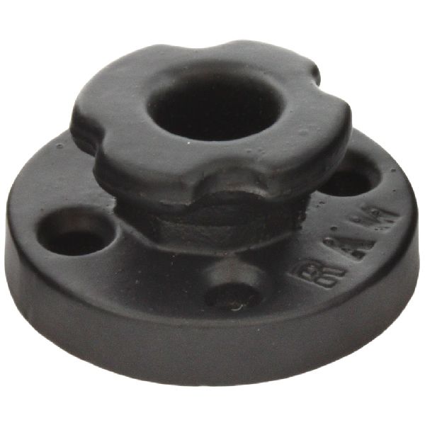 Round Base Adapter with Large Aluminum Octagon Button