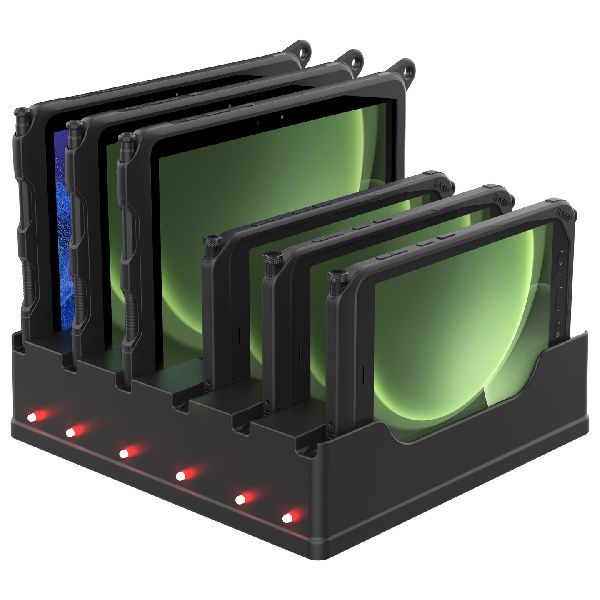 6-Port Dock for Samsung Tab Active5 Pro, 4 Pro, Tab Active5 & 3