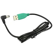 Genuine USB Type A with 90-Degree DC Cable