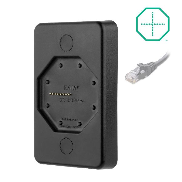 GDS® Uni-Conn™ Powered Wall Dock with PoE - Black