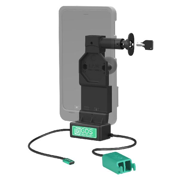 GDS® Uni-Conn™ Locking Dock + Dual USB-A with Release Button