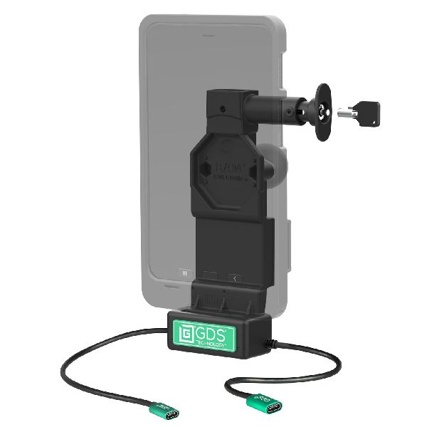 GDS® Uni-Conn™ Locking Dock + Single USB-C with Release Button